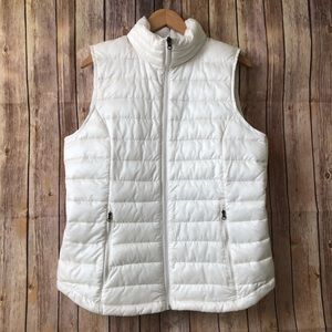 Columbia White Puffer Vest
